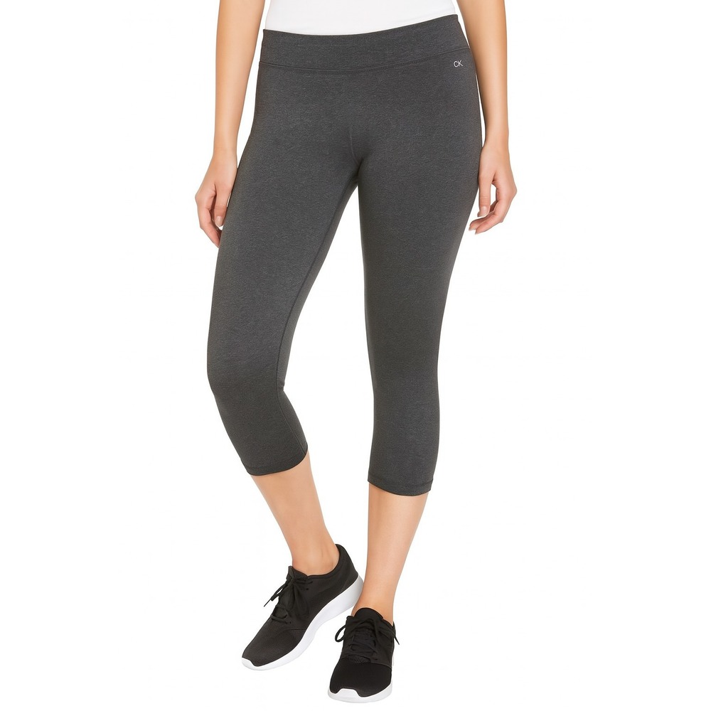 Calvin Klein Women's Crop Pants Athletic Wear Heather Gray Size XS